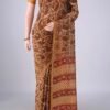 Mustard Chanderi Cotton Saree