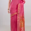 Pure Silk Pink Paithani Saree