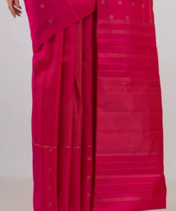 Alternative view of Pure Silk Pure Zari Pink New Kanchipuram Saree