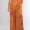 Mustard Blended Paithani Silk Saree