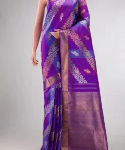 Multi Color Kanchipuram Silk Saree