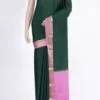 Bottle Green Mysore Crepe Saree