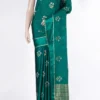 Green Mysore Crepe Saree