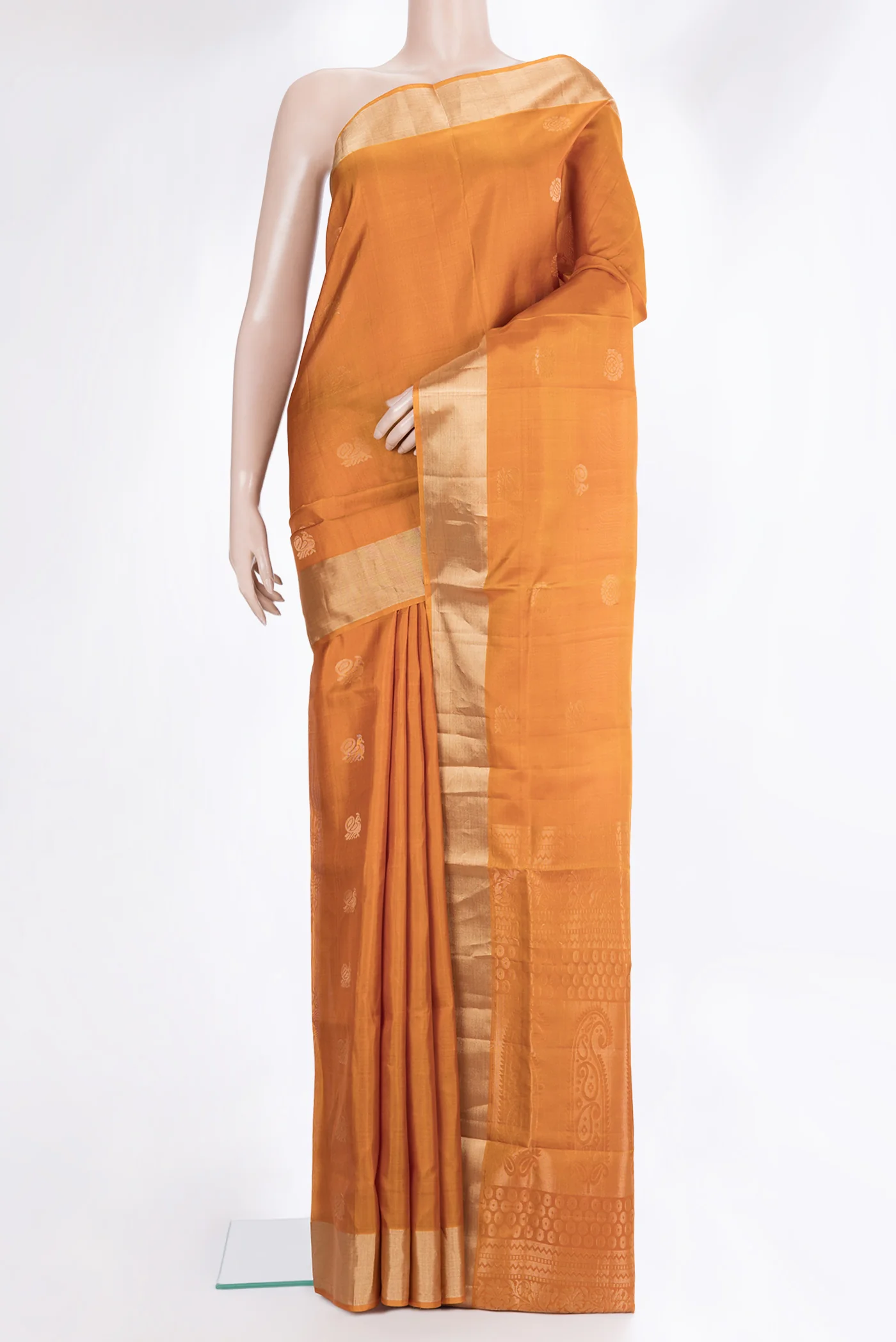 Pure Silk Mustard Soft Saree