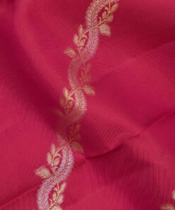 Alternative view of Pure Silk Maroon Kanchipuram Saree