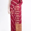 Pure Silk Maroon Kanchipuram Saree