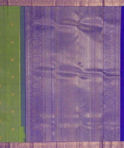 Alternative view of Pure Silk Pure Zari Green Kanchipuram Saree