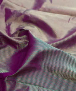 Alternative view of Pure Silk Purple Dual Tone Paithani Saree