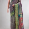 Pure Silk Purple Dual Tone Paithani Saree